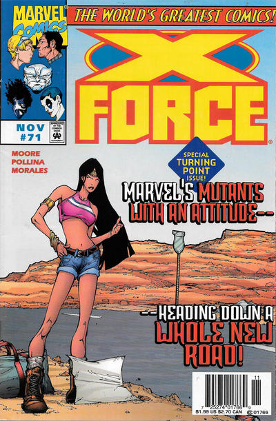 Cover for X-Force (Marvel, 1991 series) #71 [Newsstand]