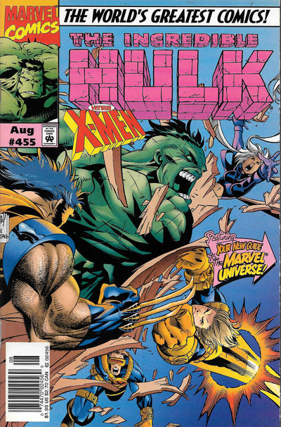 Cover for The Incredible Hulk (Marvel, 1968 series) #455 [Newsstand]
