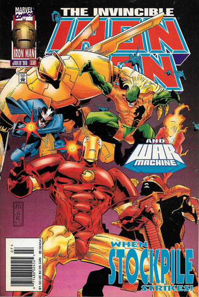 Cover for Iron Man (Marvel, 1968 series) #330 [Newsstand]
