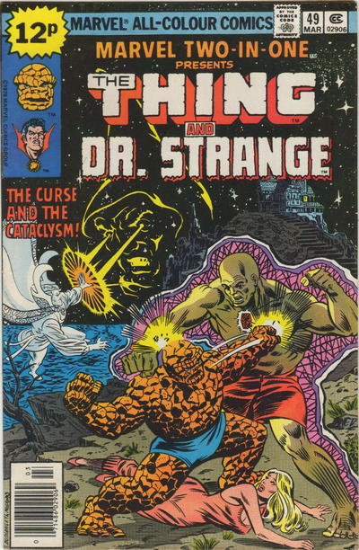 Cover for Marvel Two-in-One (Marvel, 1974 series) #49 [British]