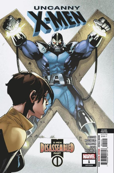 Cover for Uncanny X-Men (Marvel, 2019 series) #1 (620) [Second Printing - Mahmud Asrar]