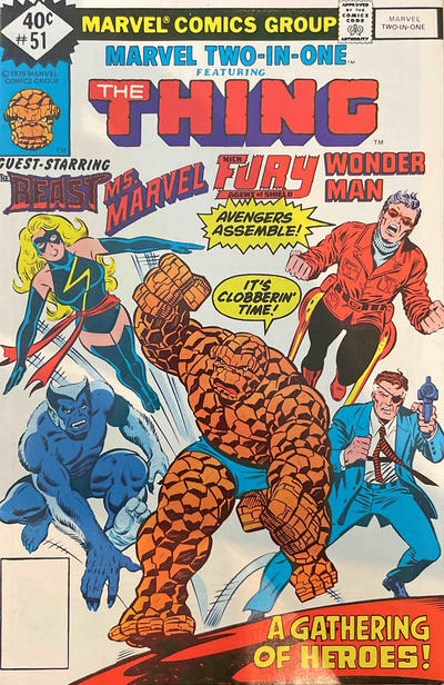 Cover for Marvel Two-in-One (Marvel, 1974 series) #51 [Whitman]