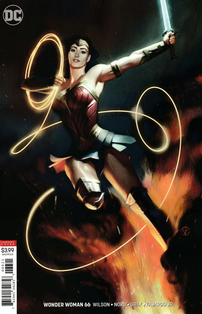 Cover for Wonder Woman (DC, 2016 series) #66 [Viktor Kalvachev Variant Cover]