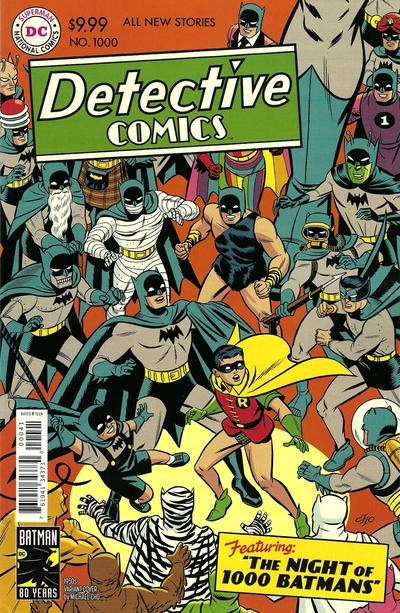 Cover for Detective Comics (DC, 2011 series) #1000 [1950s Variant Cover by Michael Cho]