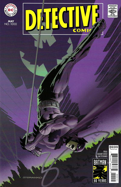 Cover for Detective Comics (DC, 2011 series) #1000 [1960s Variant Cover by Jim Steranko]