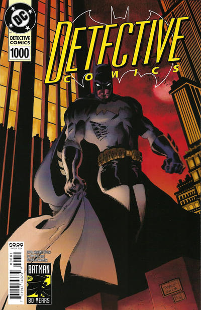 Cover for Detective Comics (DC, 2011 series) #1000 [1990s Variant Cover by Tim Sale and Brennan Wagner]