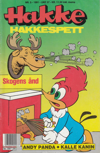 Cover for Hakke Hakkespett (Semic, 1977 series) #5/1991