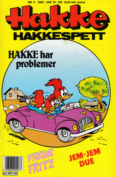 Cover for Hakke Hakkespett (Semic, 1977 series) #2/1990