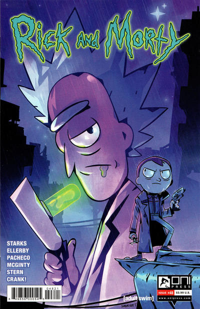Cover for Rick and Morty (Oni Press, 2015 series) #48 [Cover B]