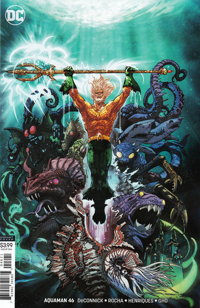 Cover for Aquaman (DC, 2016 series) #46 [Esteban Maroto Variant Cover]