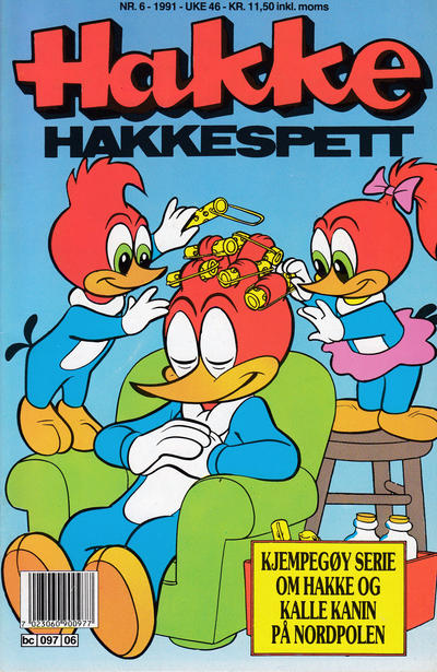 Cover for Hakke Hakkespett (Semic, 1977 series) #6/1991