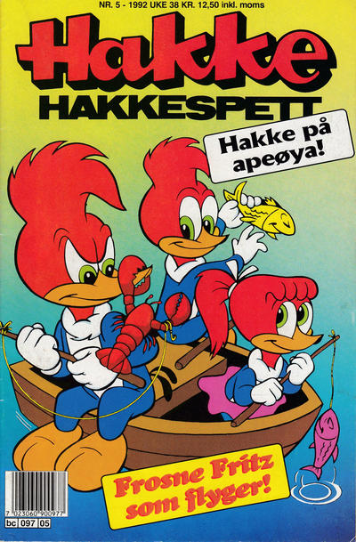 Cover for Hakke Hakkespett (Semic, 1977 series) #5/1992
