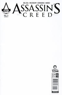 Cover Thumbnail for Assassin's Creed (Titan, 2015 series) #1 [Cover E - Blank Cover Variant]
