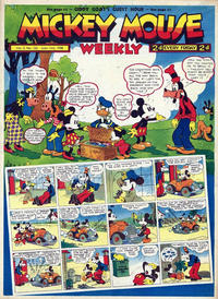 Cover Thumbnail for Mickey Mouse Weekly (Odhams, 1936 series) #123