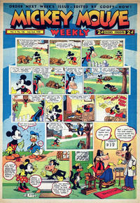 Cover Thumbnail for Mickey Mouse Weekly (Odhams, 1936 series) #126