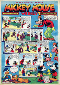 Cover Thumbnail for Mickey Mouse Weekly (Odhams, 1936 series) #127