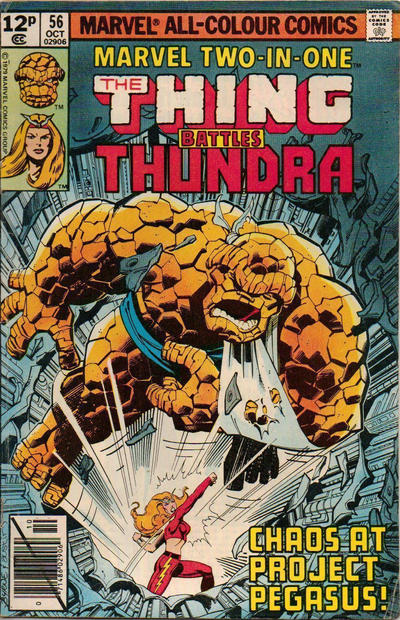 Cover for Marvel Two-in-One (Marvel, 1974 series) #56 [British]