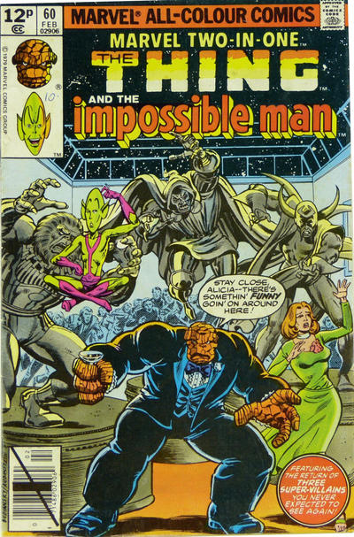 Cover for Marvel Two-in-One (Marvel, 1974 series) #60 [British]