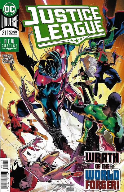 Cover for Justice League (DC, 2018 series) #21 [Jorge Jimenez Cover]
