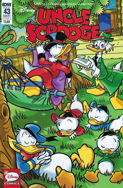 Cover for Uncle Scrooge (IDW, 2015 series) #43 / 447 [Cover A - Marco Mazzarelio]
