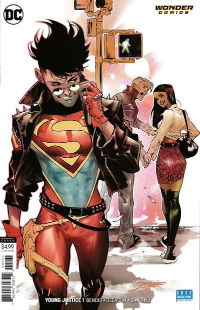 Cover for Young Justice (DC, 2019 series) #1 [Jorge Jimenez Superboy Cover]