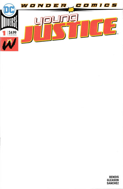 Cover for Young Justice (DC, 2019 series) #1 [Blank Cover]