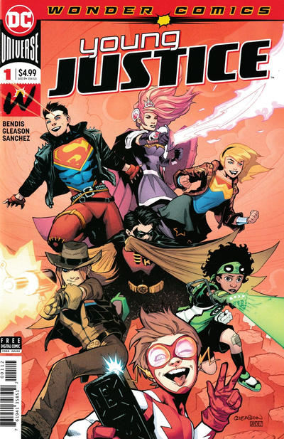 Cover for Young Justice (DC, 2019 series) #1 [Second Printing]