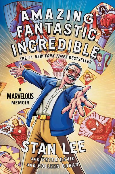 Cover for Amazing Fantastic Incredible: A Marvelous Memoir (Simon and Schuster, 2019 series) 