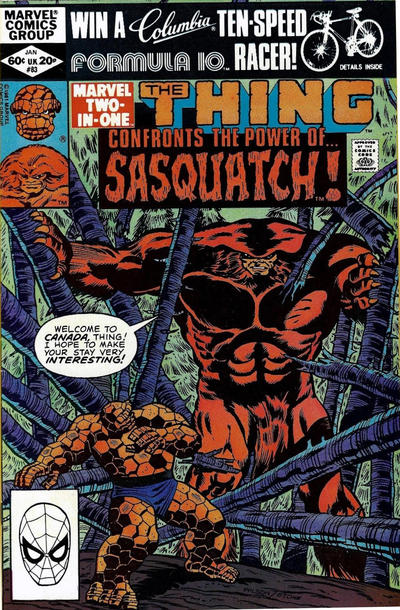 Cover for Marvel Two-in-One (Marvel, 1974 series) #83 [Direct]