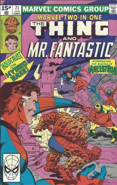 Cover for Marvel Two-in-One (Marvel, 1974 series) #71 [British]