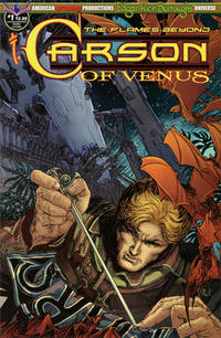 Cover for Edgar Rice Burroughs' Carson of Venus: The Flames Beyond (American Mythology Productions, 2019 series) #1 [Puis Calzada Variant Cover]