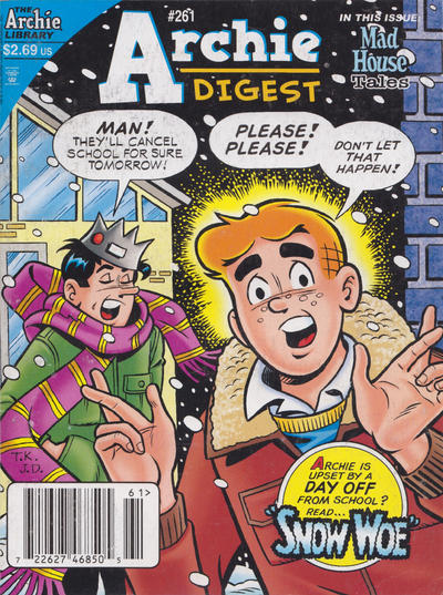 Cover for Archie Comics Digest (Archie, 1973 series) #261 [Newsstand]