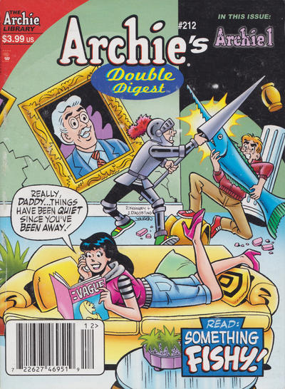 Cover for Archie's Double Digest Magazine (Archie, 1984 series) #212 [Newsstand]
