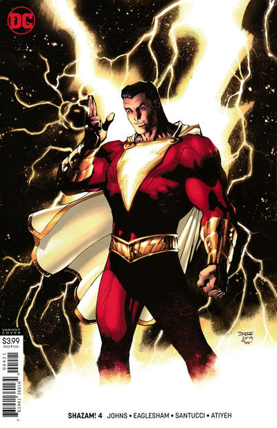Cover for Shazam! (DC, 2019 series) #4 [Jim Lee Variant Cover]