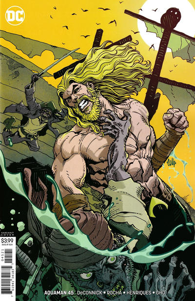 Cover for Aquaman (DC, 2016 series) #45 [Cully Hamner Variant Cover]