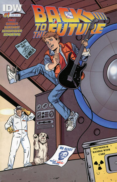 Cover for Back to the Future (IDW, 2015 series) #1 [Subscription Cover A]