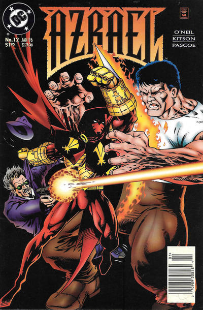Cover for Azrael (DC, 1995 series) #12 [Newsstand]
