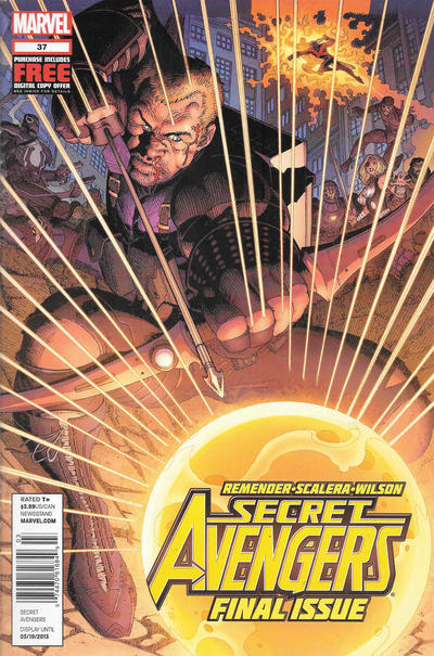 Cover for Secret Avengers (Marvel, 2010 series) #37 [Newsstand]