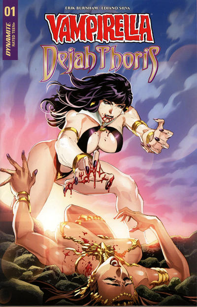 Cover for Vampirella / Dejah Thoris (Dynamite Entertainment, 2018 series) #1 [Cover V Philip Tan Mega Gaming & Comics]