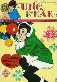 Cover Thumbnail for Ung och kär (Williams Förlags AB, 1972 series) #12/1974