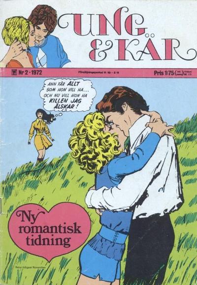 Cover for Ung och kär (Williams Förlags AB, 1972 series) #2/1972