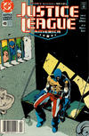 Cover for Justice League America (DC, 1989 series) #49 [Newsstand]