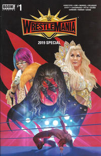 Cover Thumbnail for WWE Wrestlemania 2019 Special (Boom! Studios, 2019 series) [Cover A - Rahzzah]
