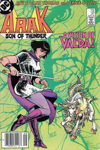 Cover Thumbnail for Arak / Son of Thunder (DC, 1981 series) #37 [Newsstand]