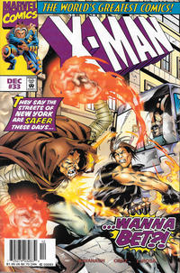 Cover Thumbnail for X-Man (Marvel, 1995 series) #33 [Newsstand]