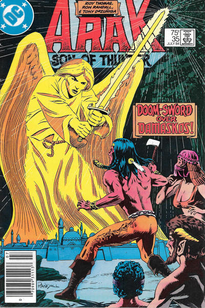 Cover for Arak / Son of Thunder (DC, 1981 series) #35 [Newsstand]
