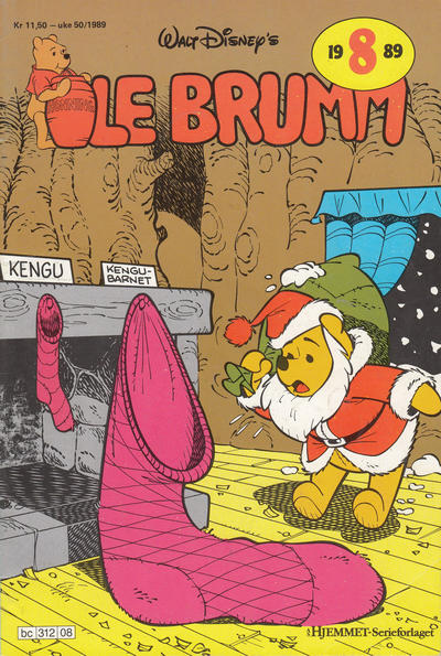 Cover for Ole Brumm (Hjemmet / Egmont, 1981 series) #8/1989