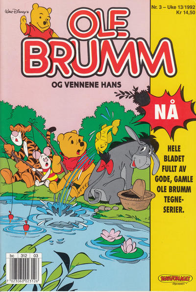 Cover for Ole Brumm (Hjemmet / Egmont, 1981 series) #3/1992