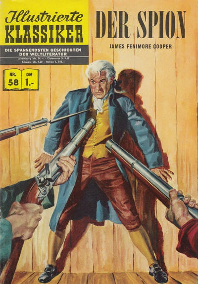 Cover for Illustrierte Klassiker [Classics Illustrated] (BSV - Williams, 1956 series) #58 - Der Spion [HLN 112]
