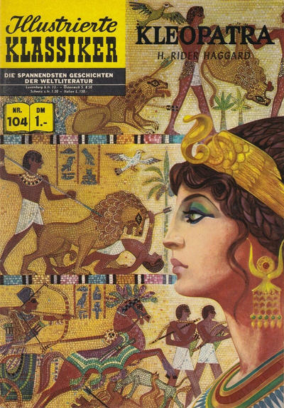 Cover for Illustrierte Klassiker [Classics Illustrated] (BSV - Williams, 1956 series) #104 - Kleopatra [HLN 103]